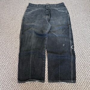 Vintage Marithé François Girbaud Baggy Jeans Men’s 42 Y2K Black Wash